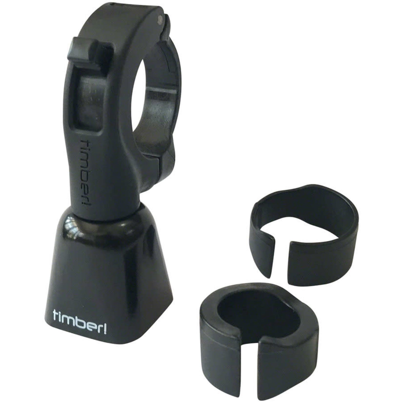 Timber MTB Timber Mountain Bike Bell, Yew! Bolt On, 35mm, Black