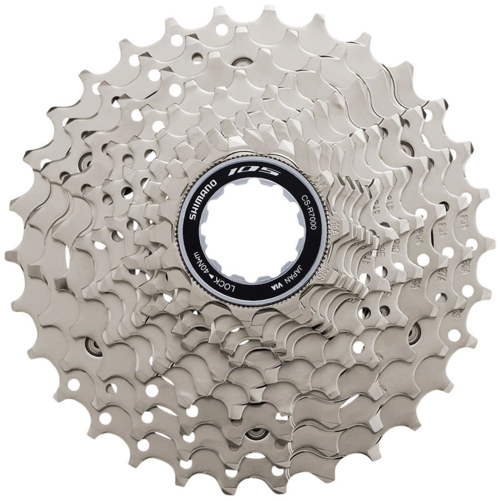 Shimano Shimano 105 CS-HG700-11 Cassette - 11 Speed 11-34t Silver
