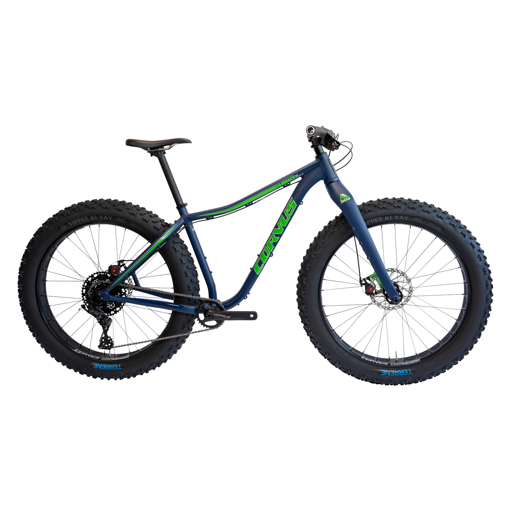 Corvus Cycles Corvus Rhino FLT Matte Blue/Aurora, 27.5" wheels, NX 1x12, SRAM Level TLM - MD (18")