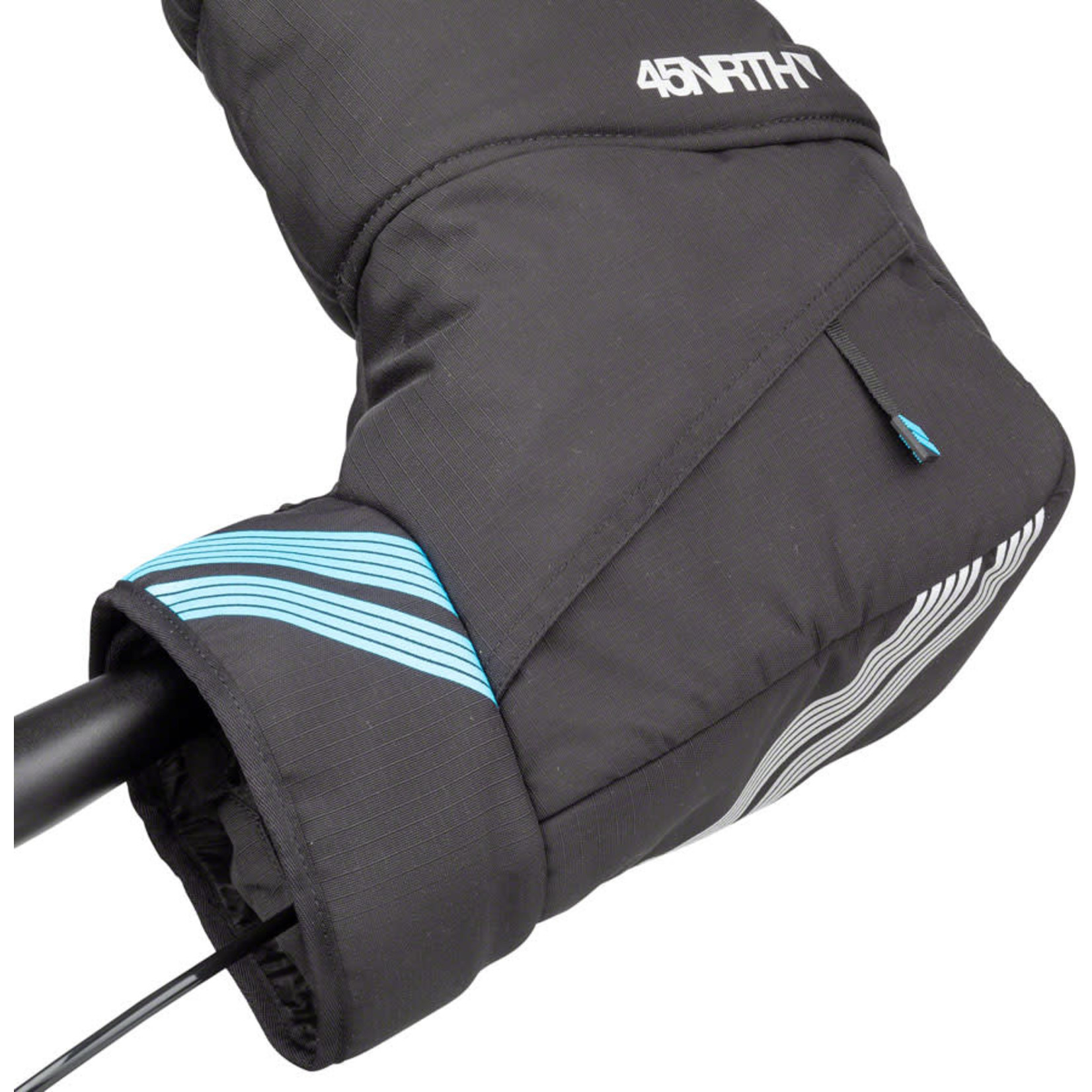 45NRTH 45NRTH Cobrafist Pogies - Flat Bar Black One Size