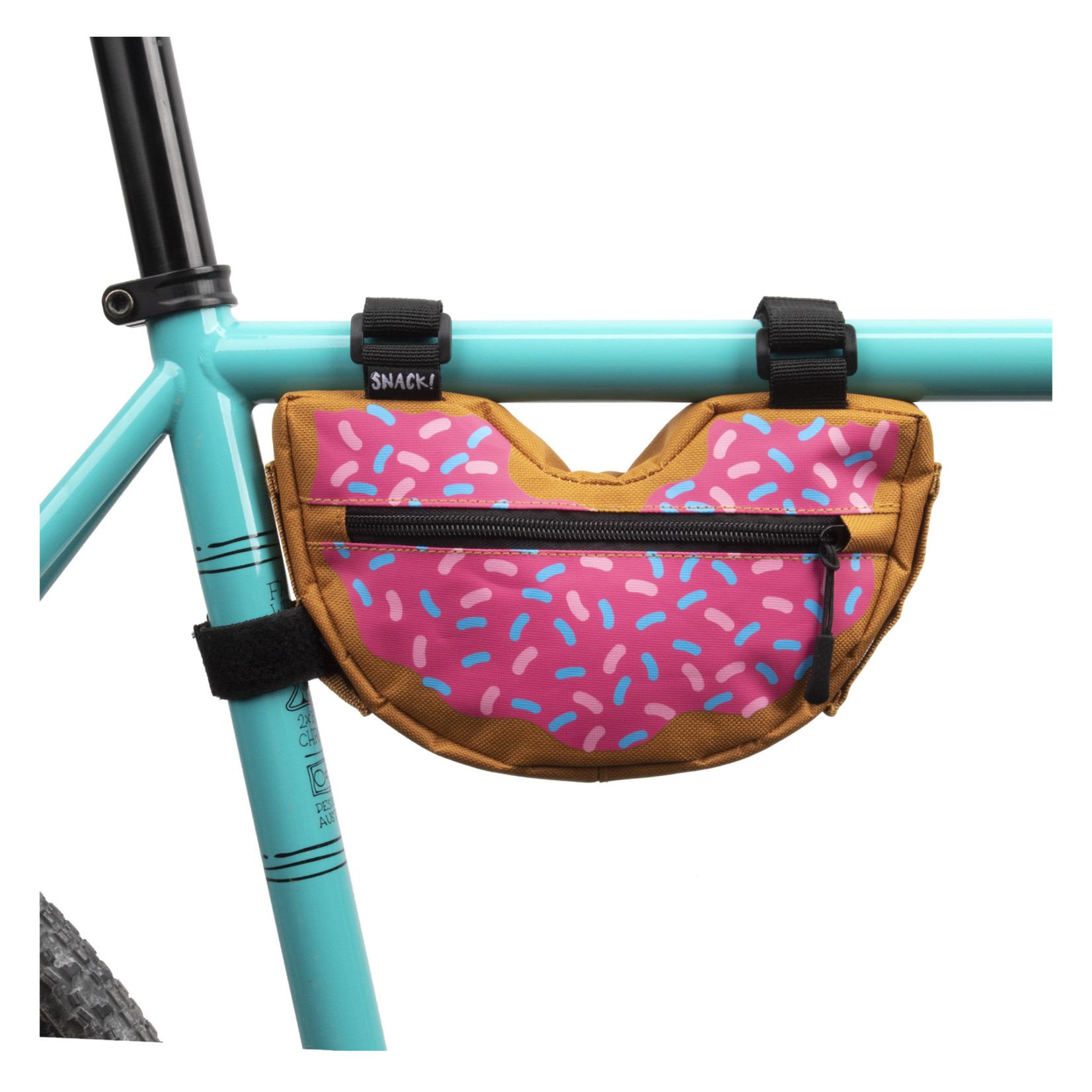 Bike Frame or Handlebar Bag by SNACK Donut Conifer Bike Shop