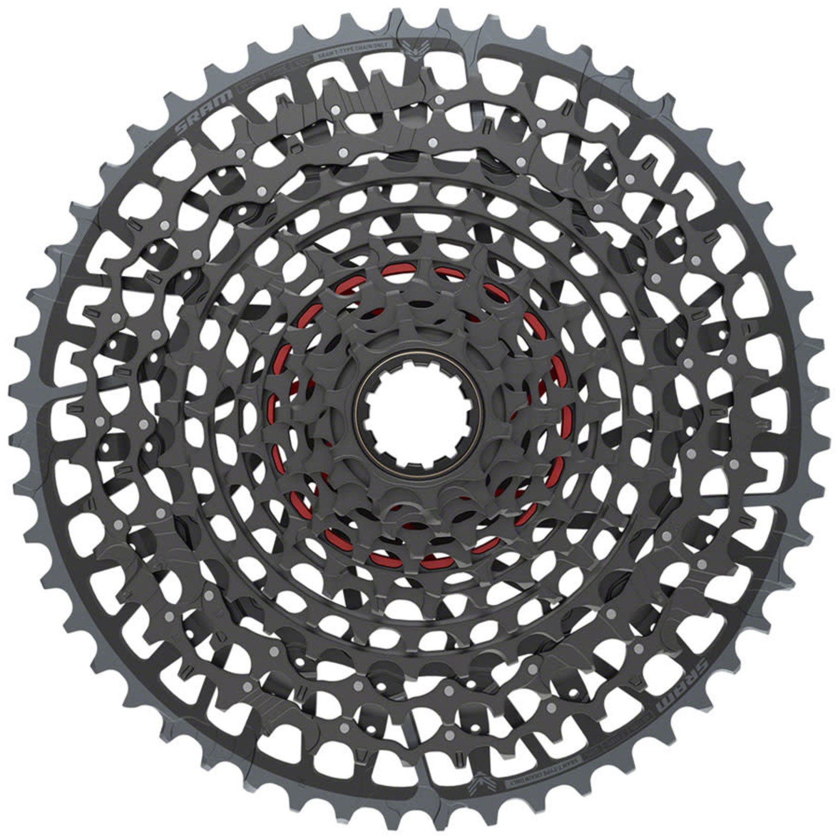 SRAM SRAM X0 Eagle T-Type XG-1295 Cassette - 12-Speed, 10-52t, For XD Driver, Black
