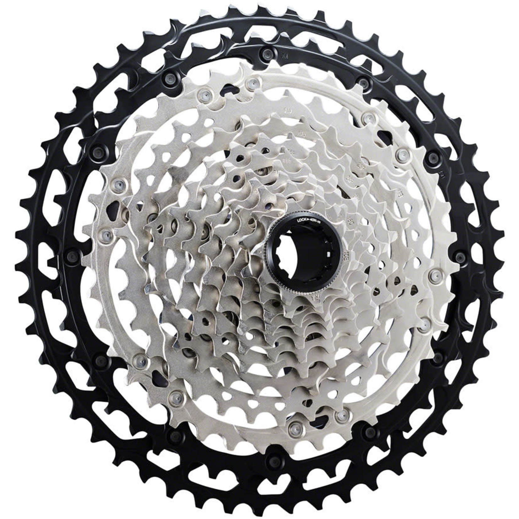 Shimano Shimano XT CS-M8100 Cassette - 12-Speed 10-51t Silver/Black Micro Spline