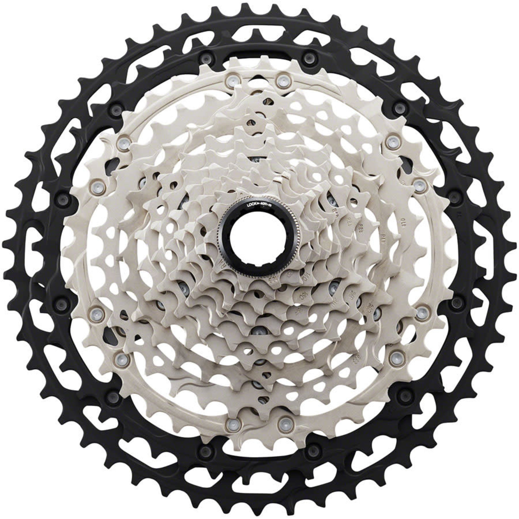 Shimano Shimano XT CS-M8100 Cassette - 12-Speed 10-51t Silver/Black Micro Spline
