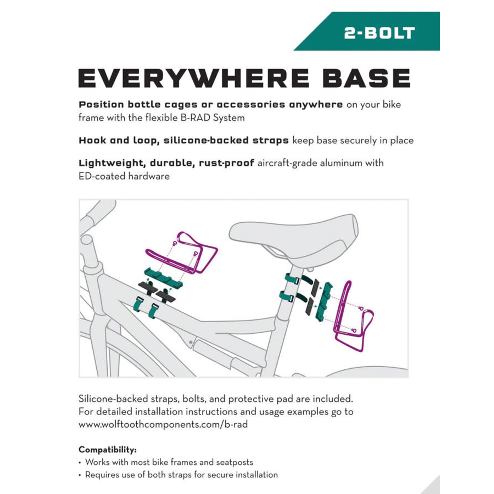 Wolf Tooth Components Wolf Tooth Components B-RAD Everywhere Base 2