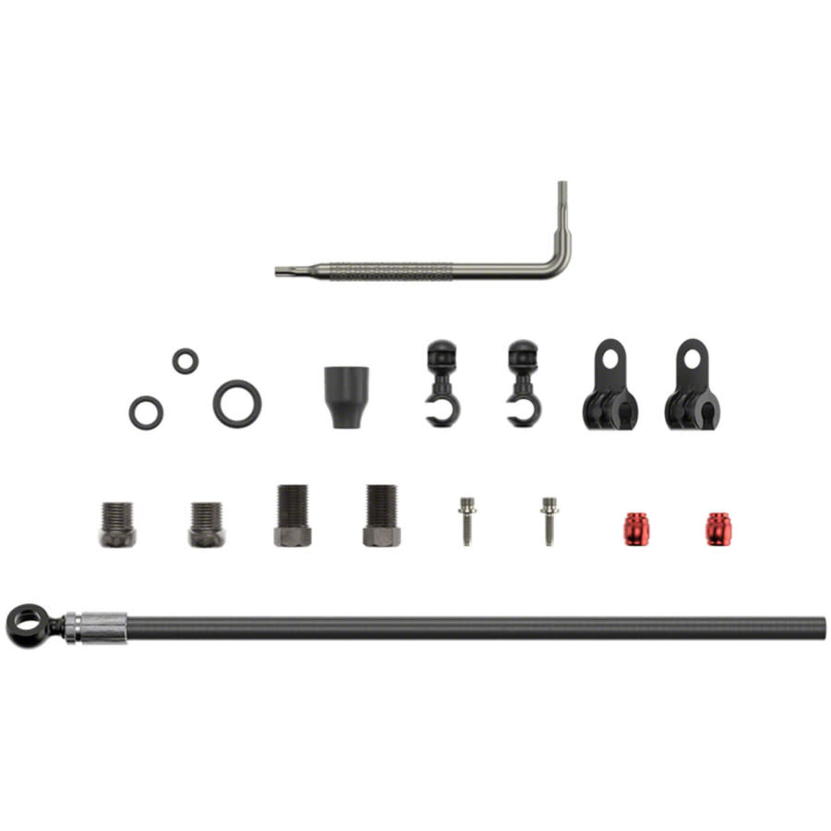 SRAM SRAM Disc Brake Hydraulic 2000m Tube Kit, Black Banjo
