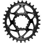 absoluteBLACK absoluteBLACK Oval Narrow-Wide Chainring, SRAM 3-Bolt Direct Mount, 6mm Offset