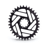 Alugear Alugear SRAM 8-bolt Oval (3mm offset) Boost Chainring - Size: 32t - Color: Black