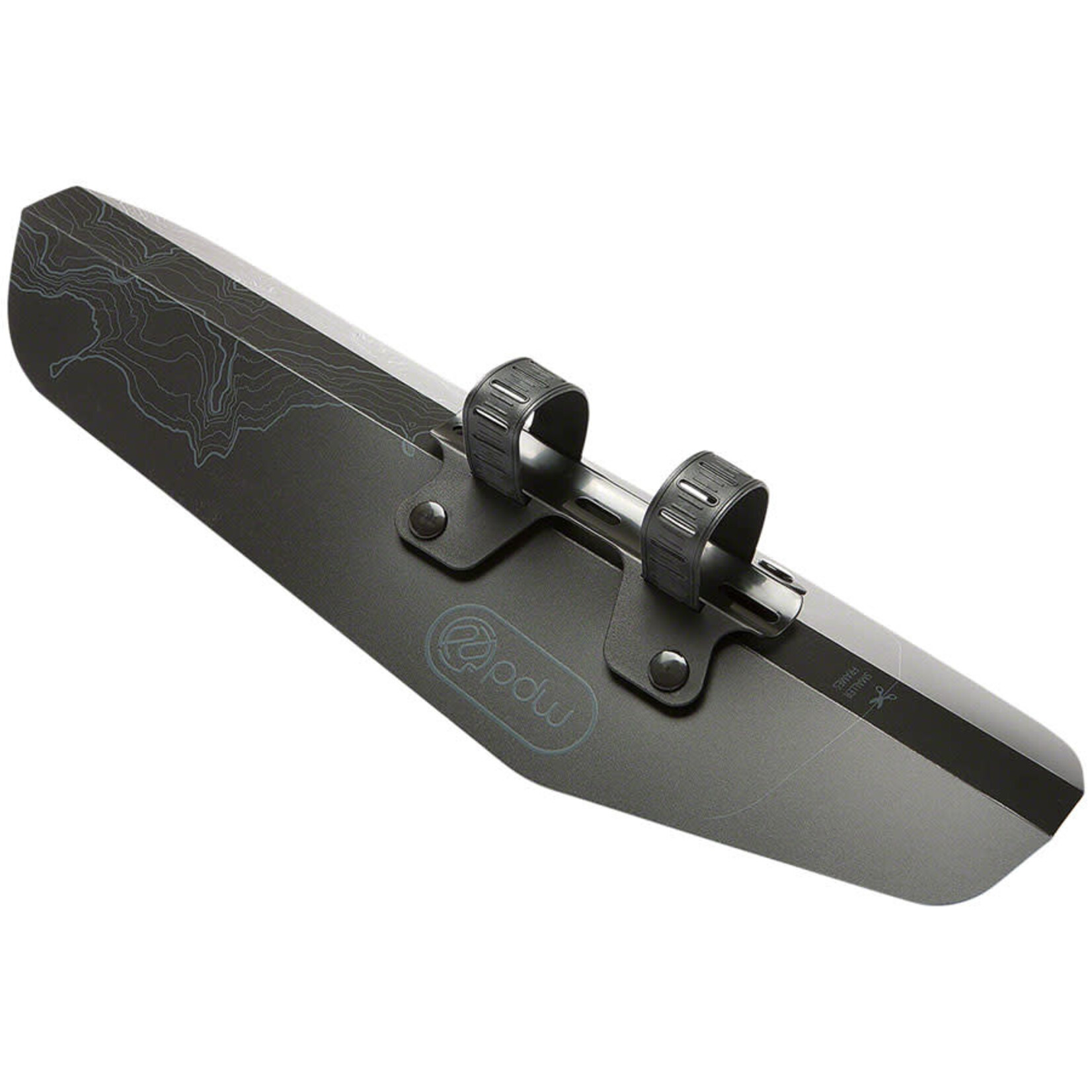 Portland Design Works Portland Design Works Mud Shovel 6.5 Front Fender, Black - Downtube