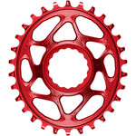 absoluteBLACK absoluteBLACK Oval Narrow-Wide Direct Mount Chainring - 28t, CINCH Direct Mount, 3mm Offset, Red
