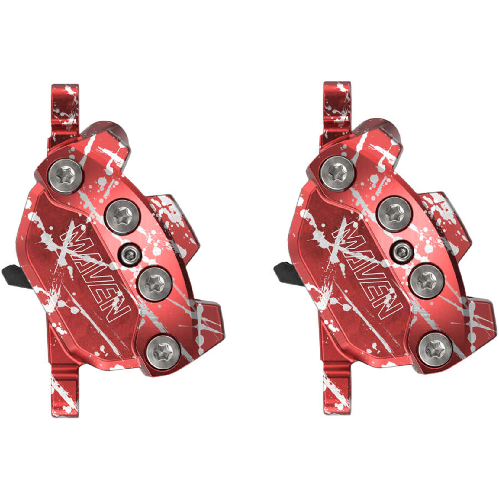 SRAM SRAM Maven Ultimate Stealth Disc Brake, Front+Rear, Red Spl