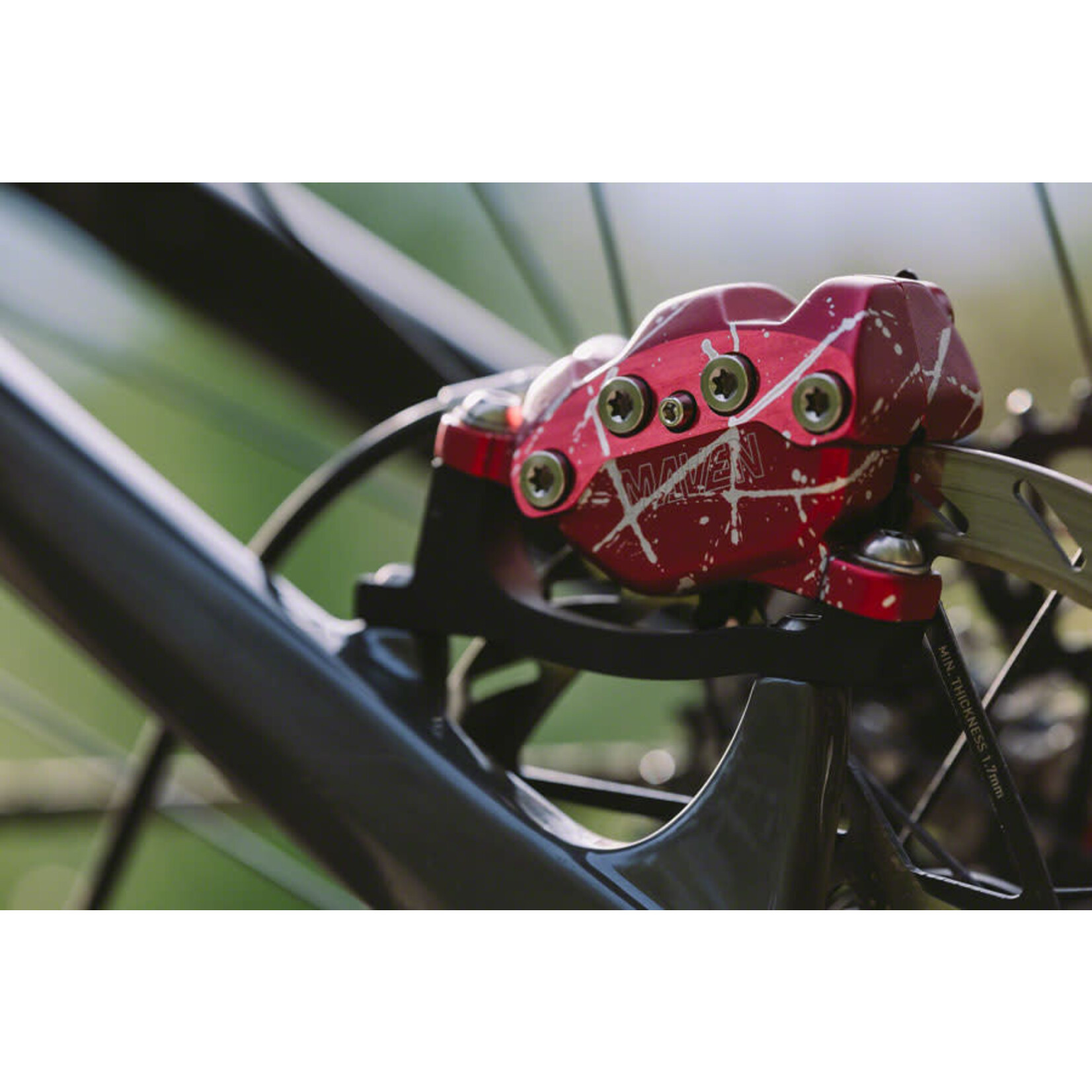 SRAM SRAM Maven Ultimate Stealth Disc Brake, Front+Rear, Red Spl
