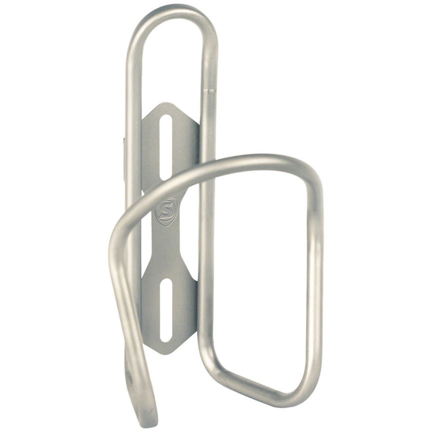 Silca Silca Sicuro Water Bottle Cage - Titanium, Raw
