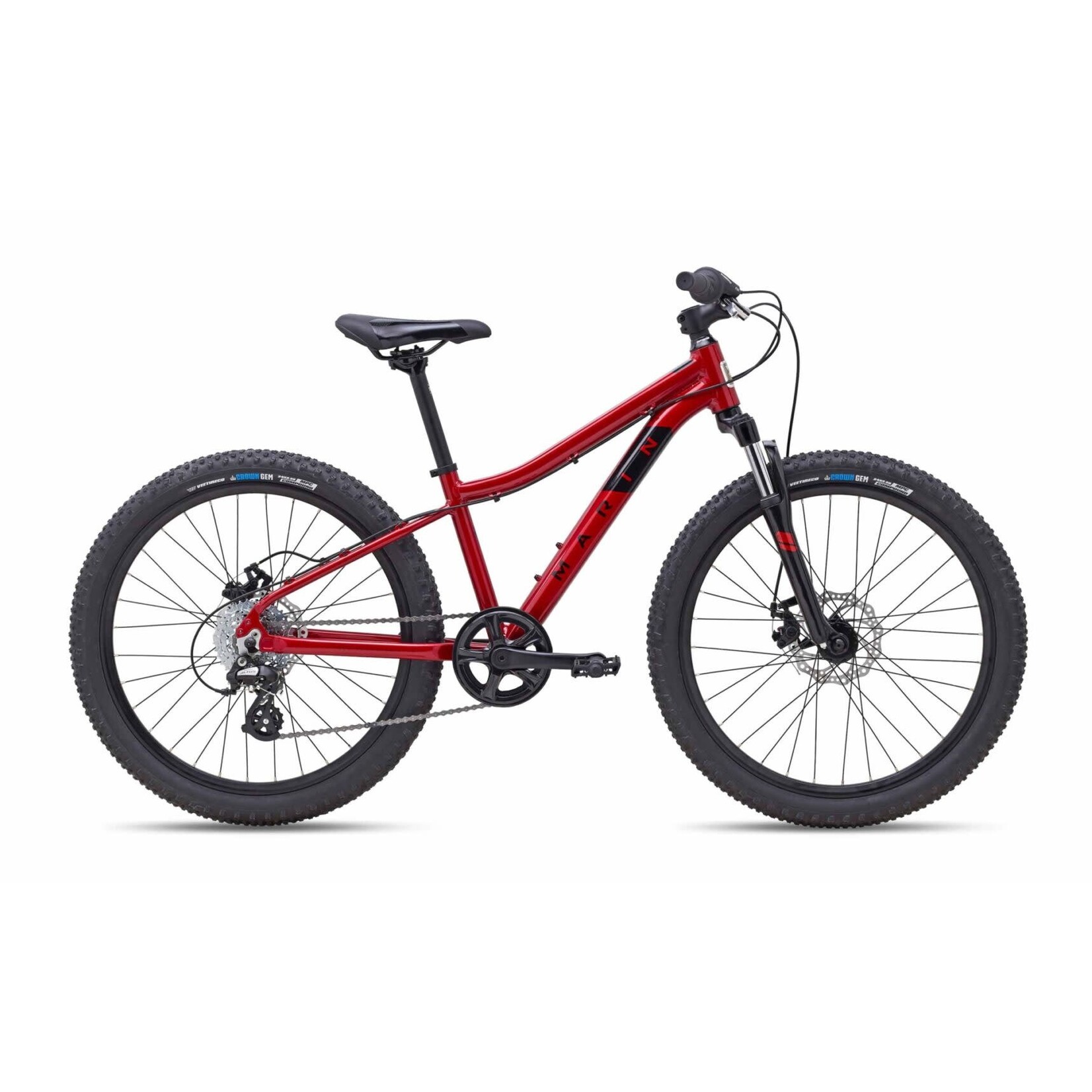 Marin Marin Bayview Trail 24 - Gloss Red and Black - 24 inch wheel