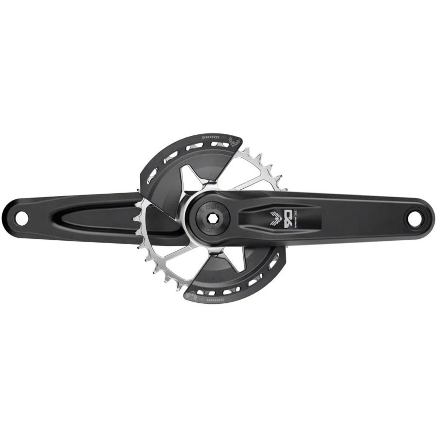 SRAM SRAM Eagle 90 12sp T-Type Wide Cranks w/Guard, 32t 155mm