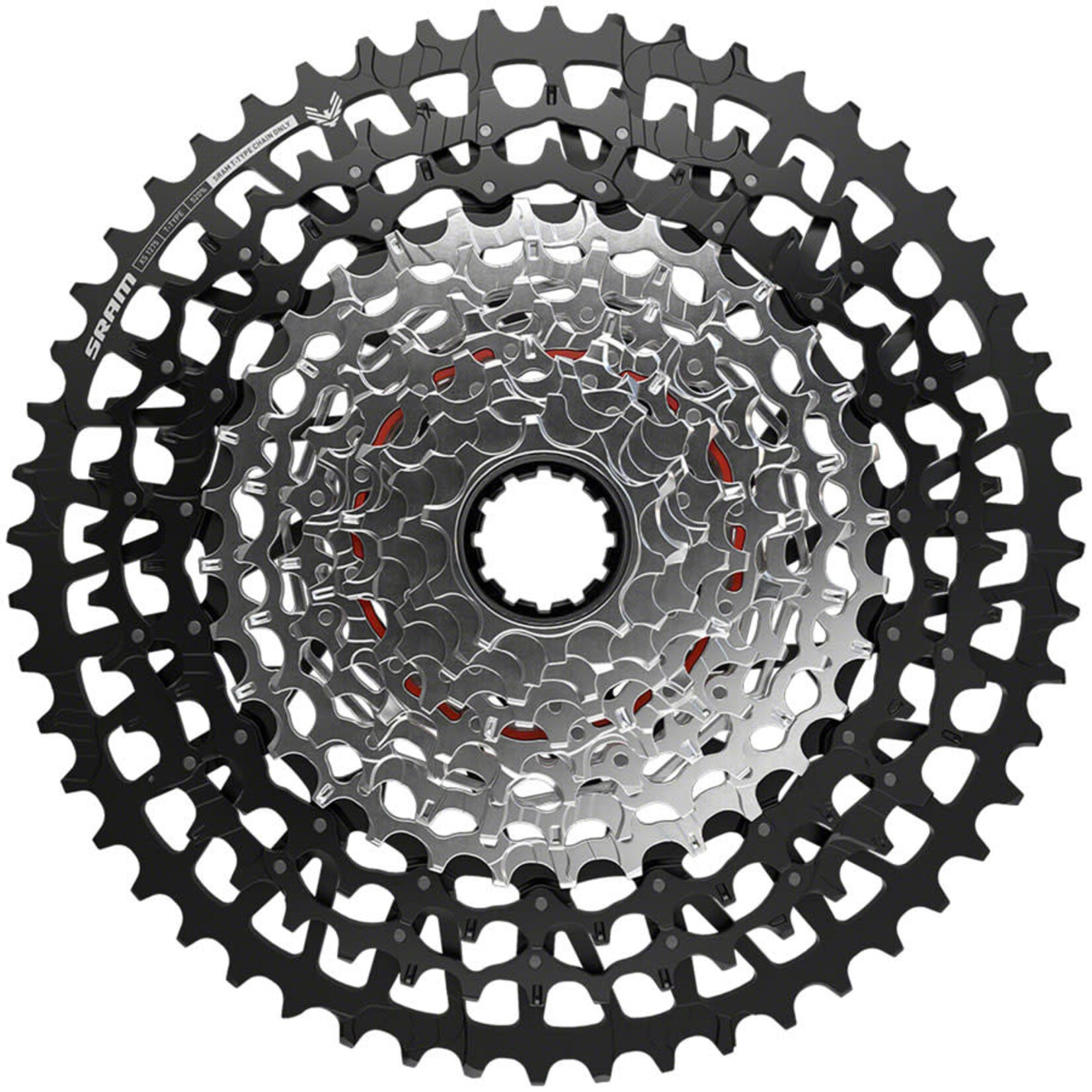 SRAM SRAM Eagle 90 T-Type Groupset - 165mm Wide Crank, 32t Chainring, Trigger Shifter, 10-52t 12-Speed Cassette, Rear Derailleur, Chain
