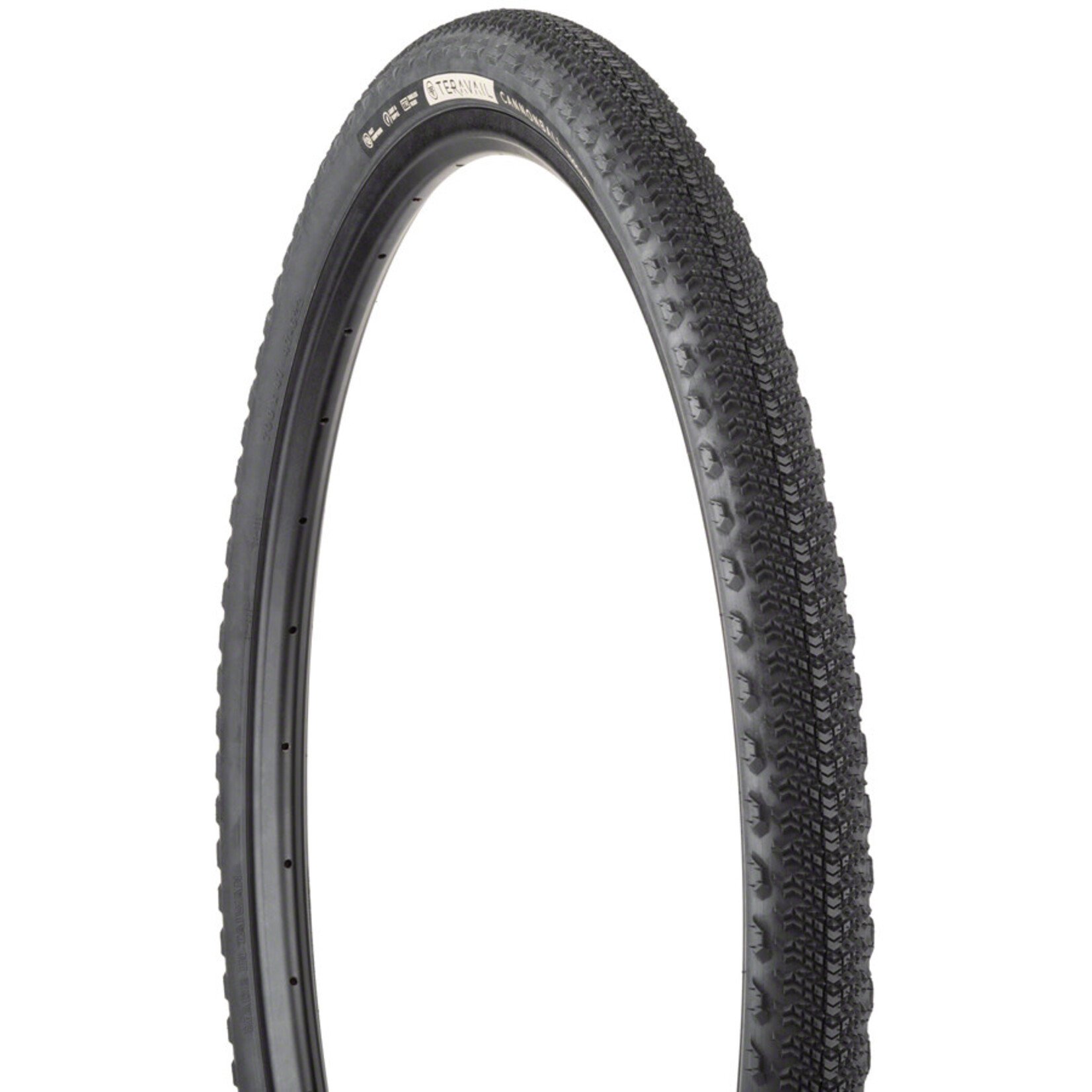 Teravail Teravail Cannonball Tire - 700 x 47, Tubeless, Folding, Black, Durable