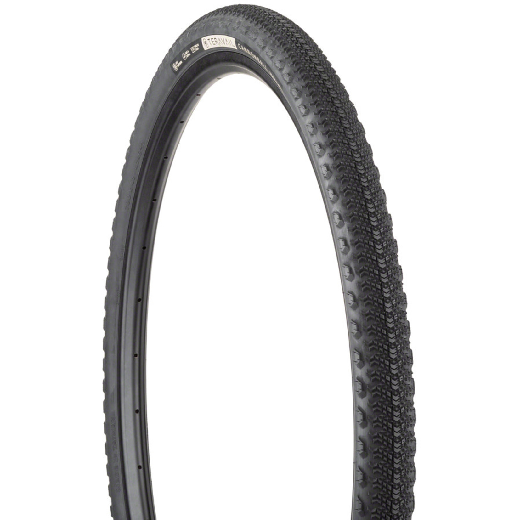 Teravail Teravail Cannonball Tire - 700 x 47, Tubeless, Folding, Black, Durable