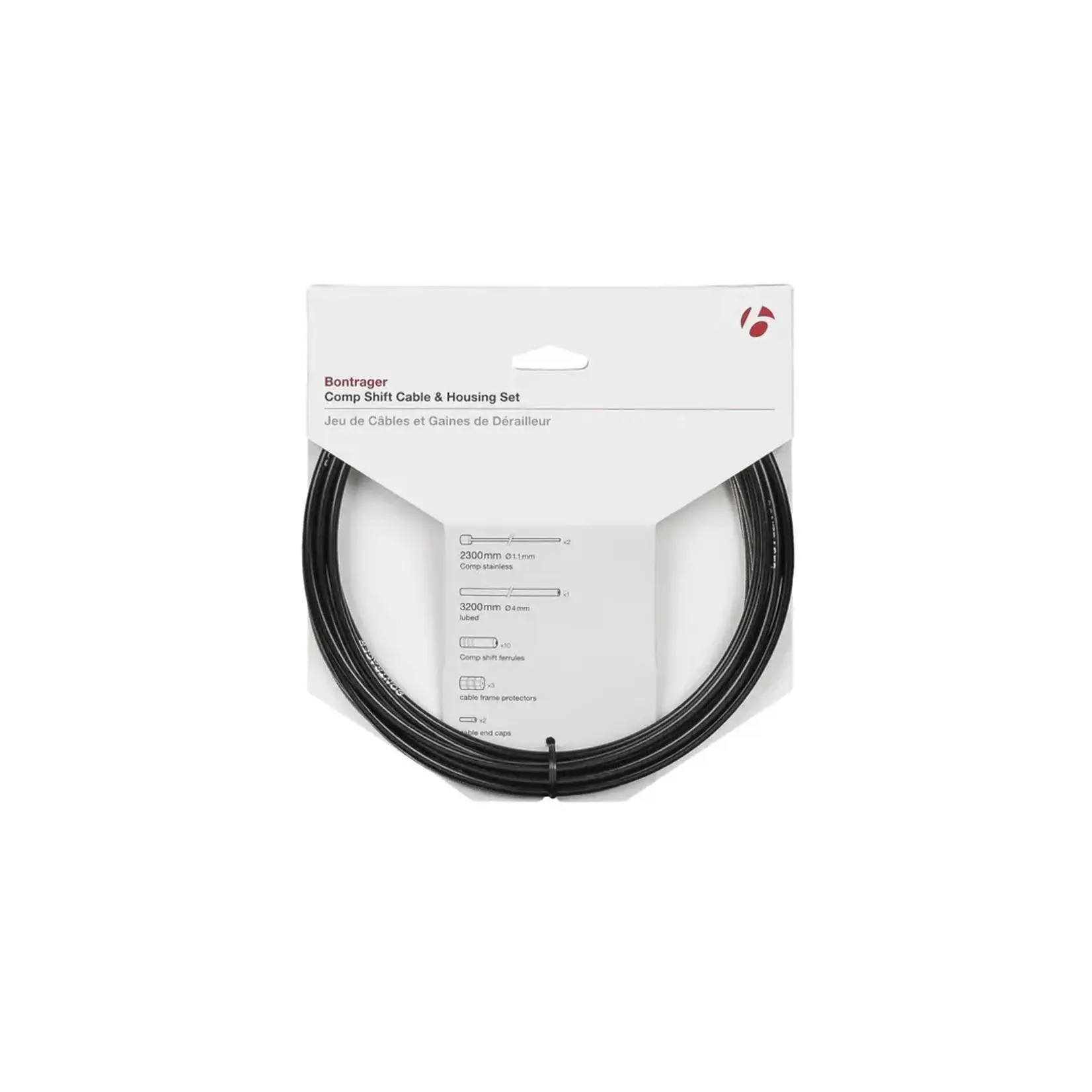 Bontrager Cable/Housing Set Bontrager Comp Shift 4mm Black