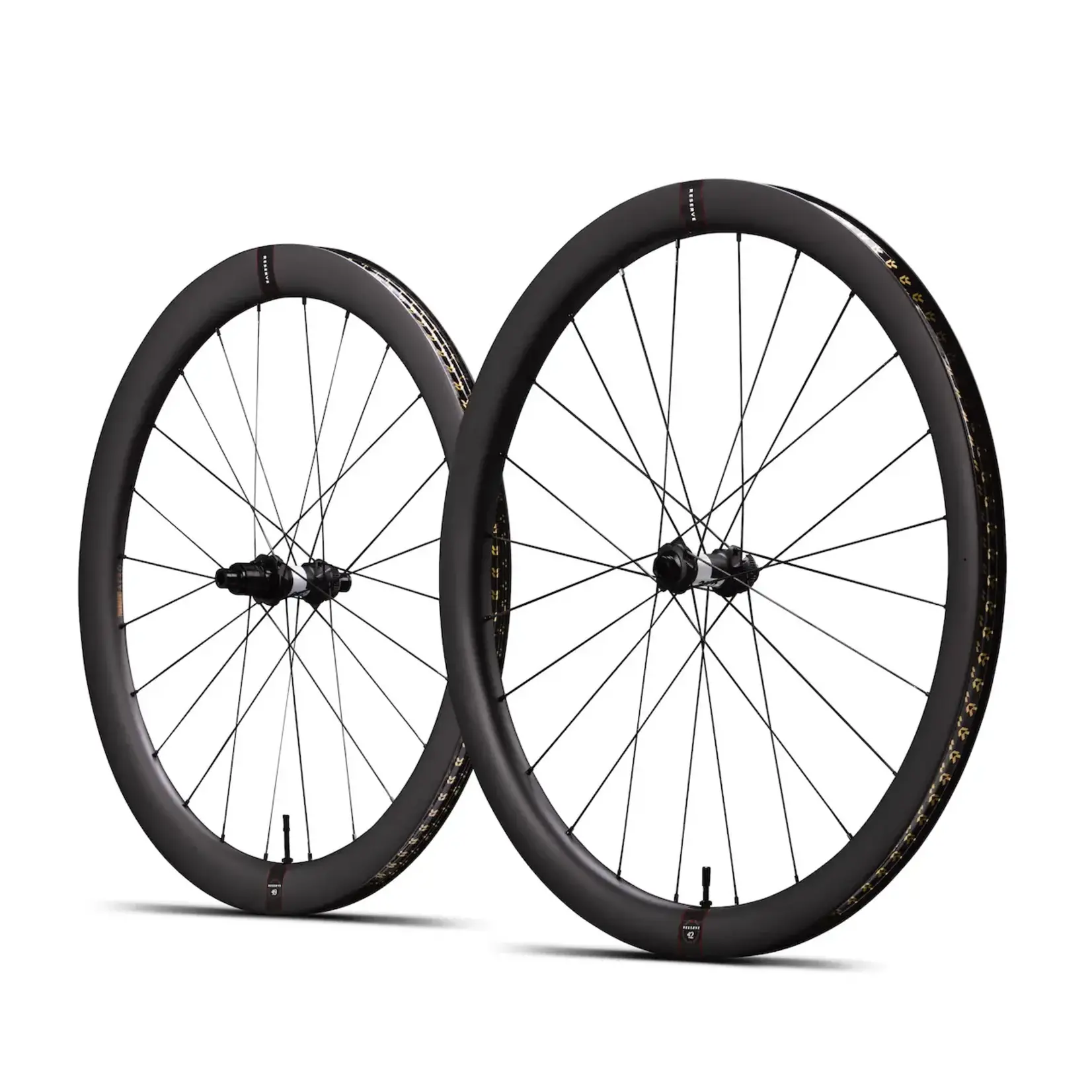 Reserve Wheels Reserve Wheels Reserve 42/49 Turbulent Aero Wheelset - 700, 12 x 100/12 x 142, Center-Lock, XDR, Carbon, DT 350 SP