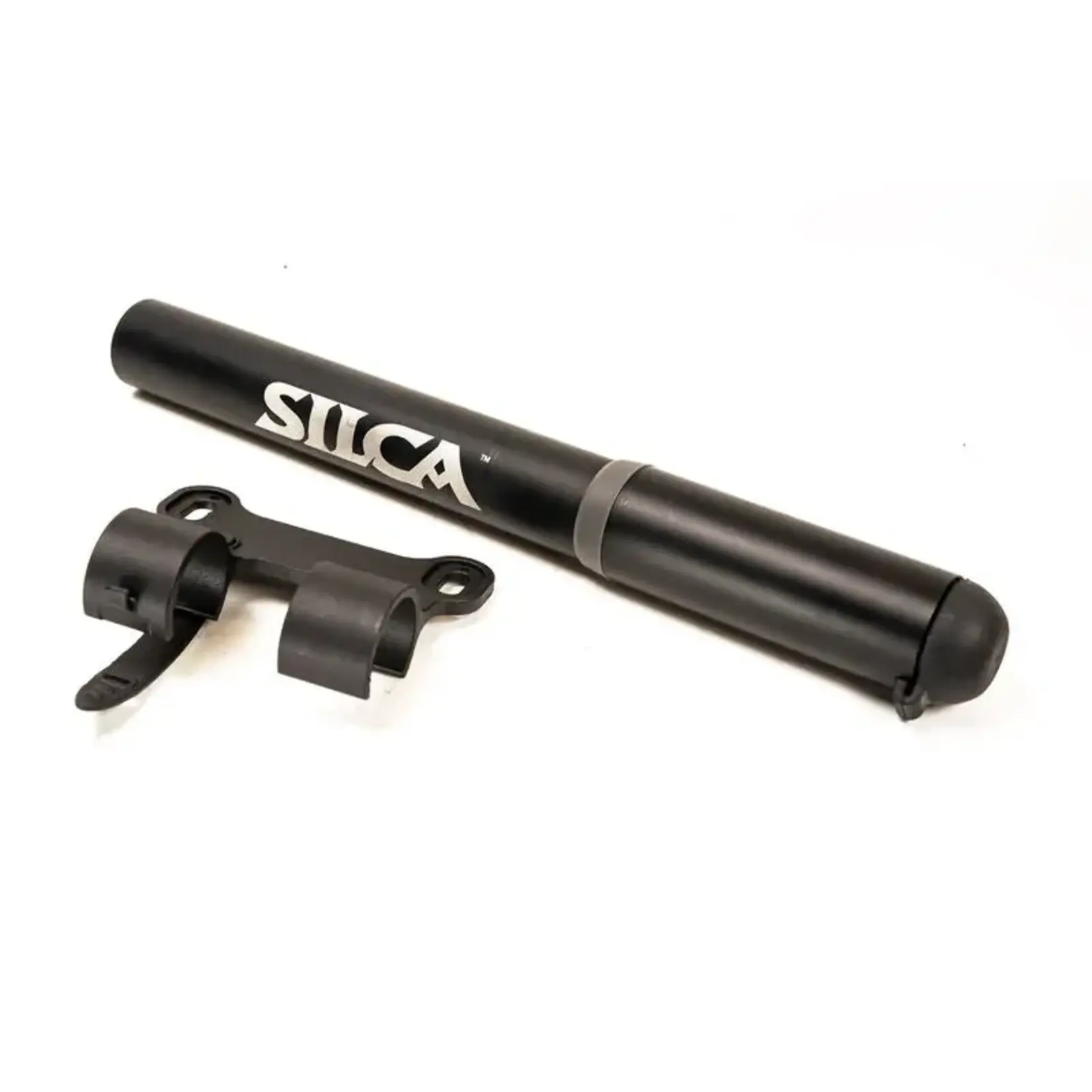 Silca Silca Gravelero Mini Pump - 80psi, Aluminum, Presta/Schrader, With Bracket, Retractable hose