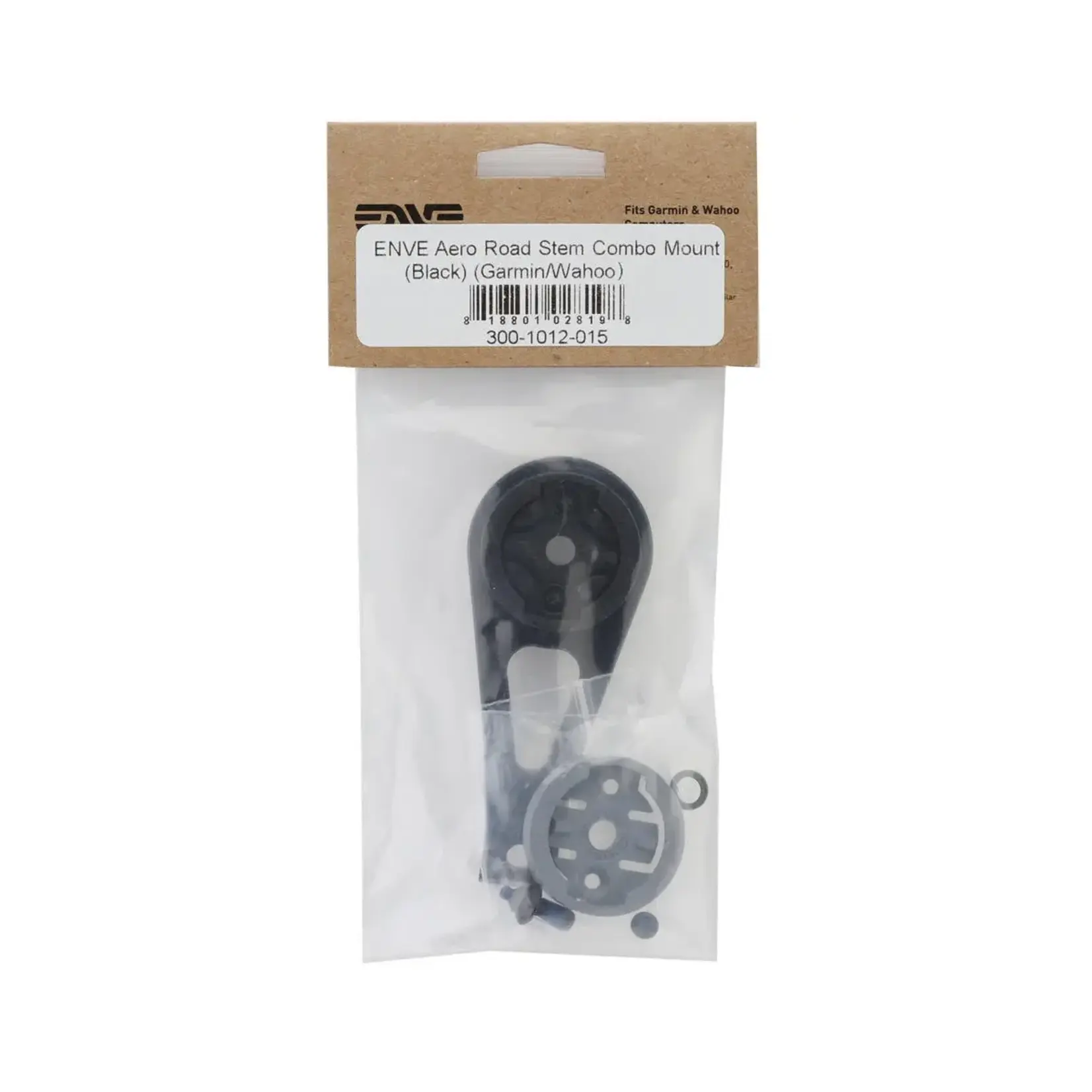 ENVE Composites ENVE Composites Aero Stem Computer Mount Combo - Black, Garmin/ WAHOO/ GoPro