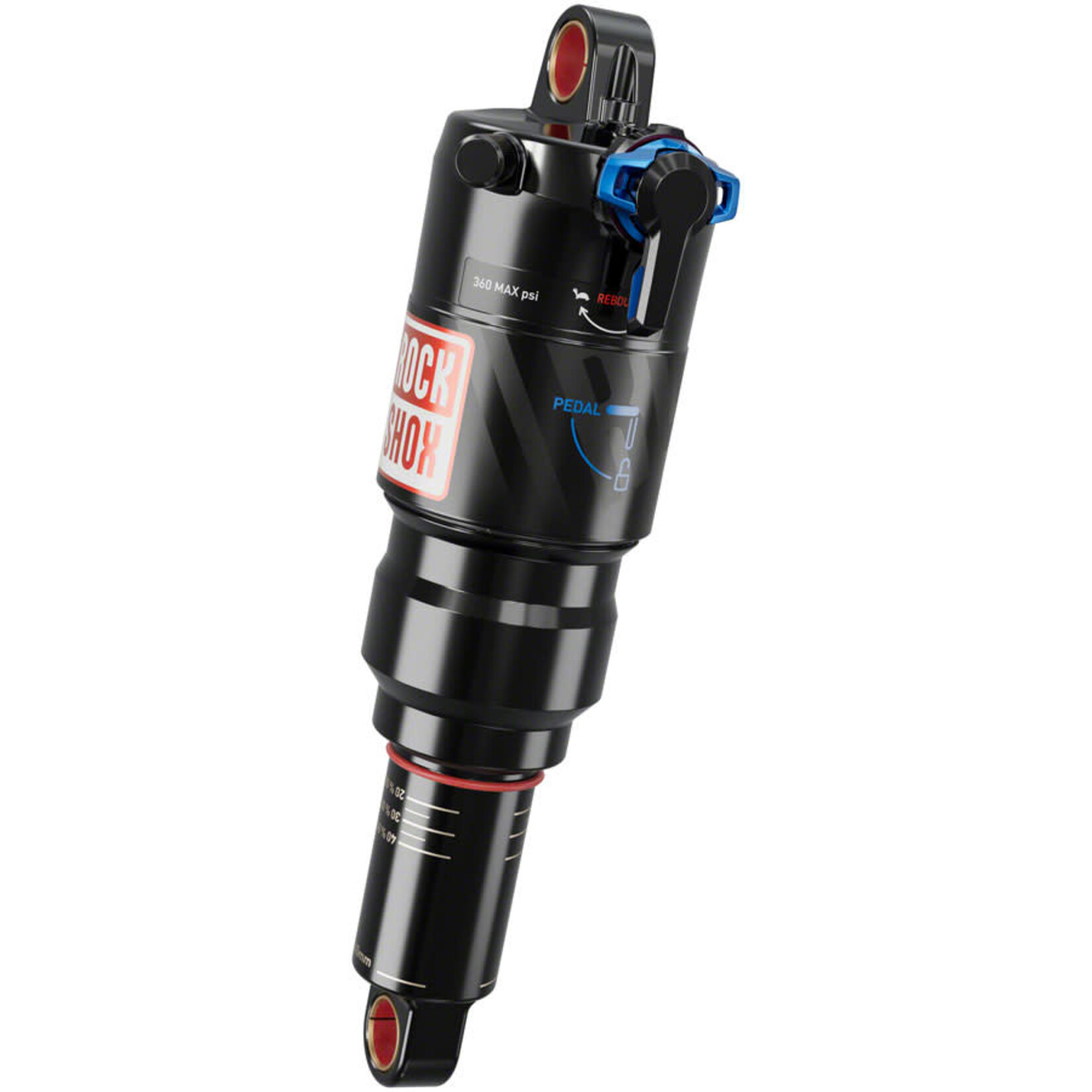 RockShox RockShox Deluxe Ultimate RCT  Rear Shock - 210 x 55mm, Linear XL, 4 Neg/0 Pos Tokens, Reb 55 / Comp 30, Lock Out 4, Standard, C2