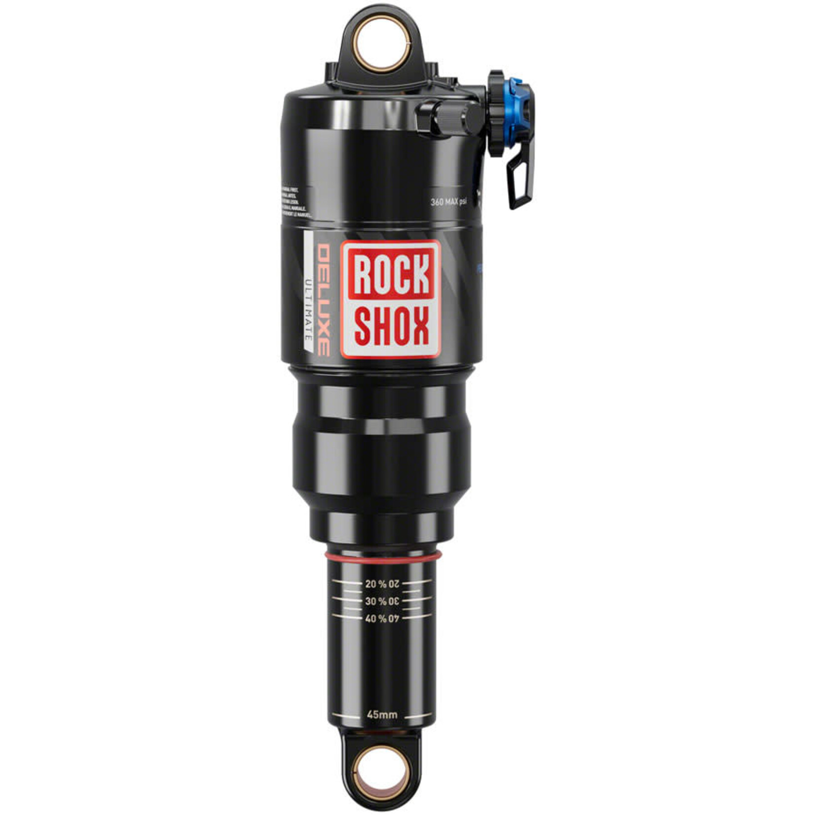 RockShox RockShox Deluxe Ultimate RCT  Rear Shock - 210 x 55mm, Linear XL, 4 Neg/0 Pos Tokens, Reb 55 / Comp 30, Lock Out 4, Standard, C2