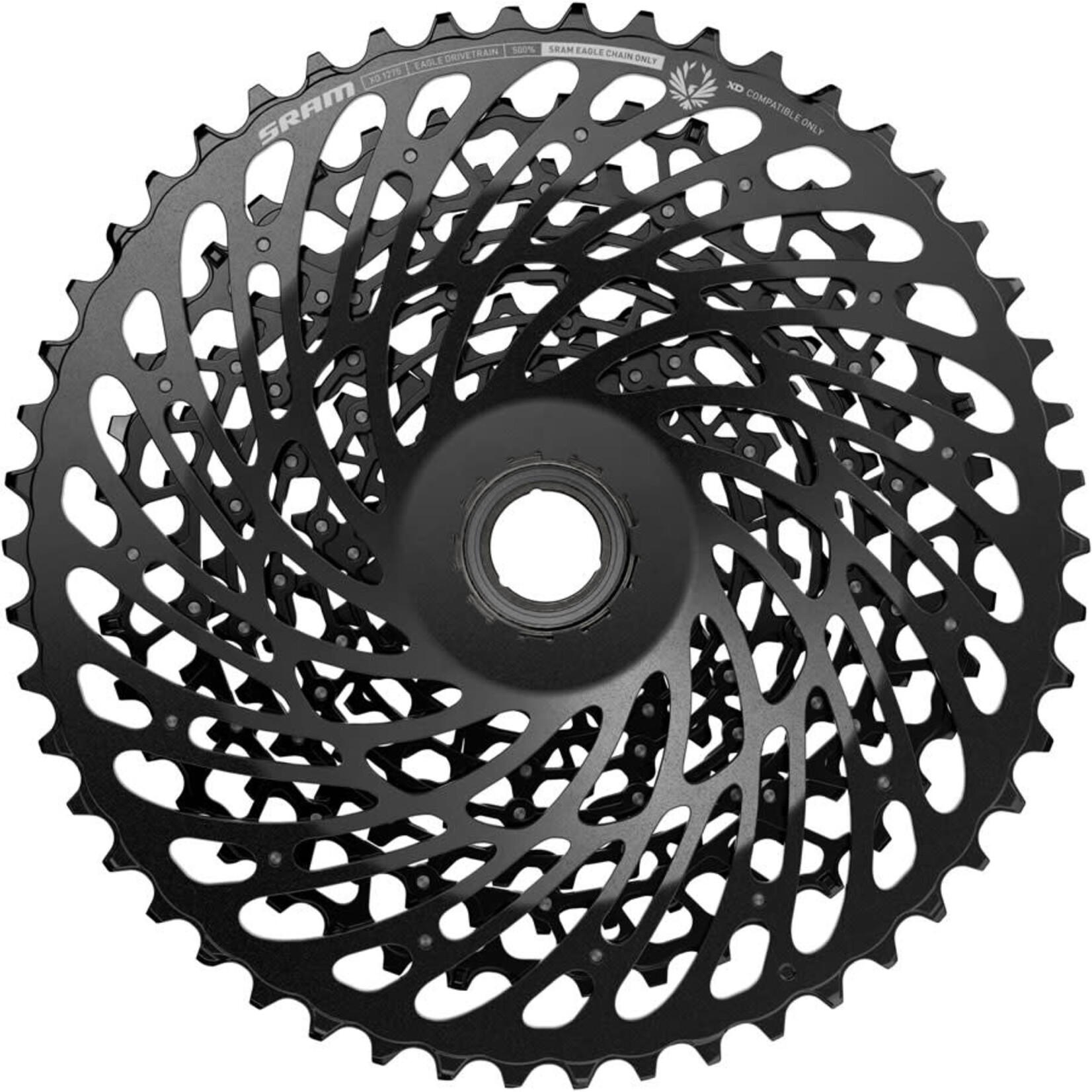 SRAM SRAM XG-1275 Eagle Cassette - 12-Speed, 10-50t, For XD Driver, Black, C1