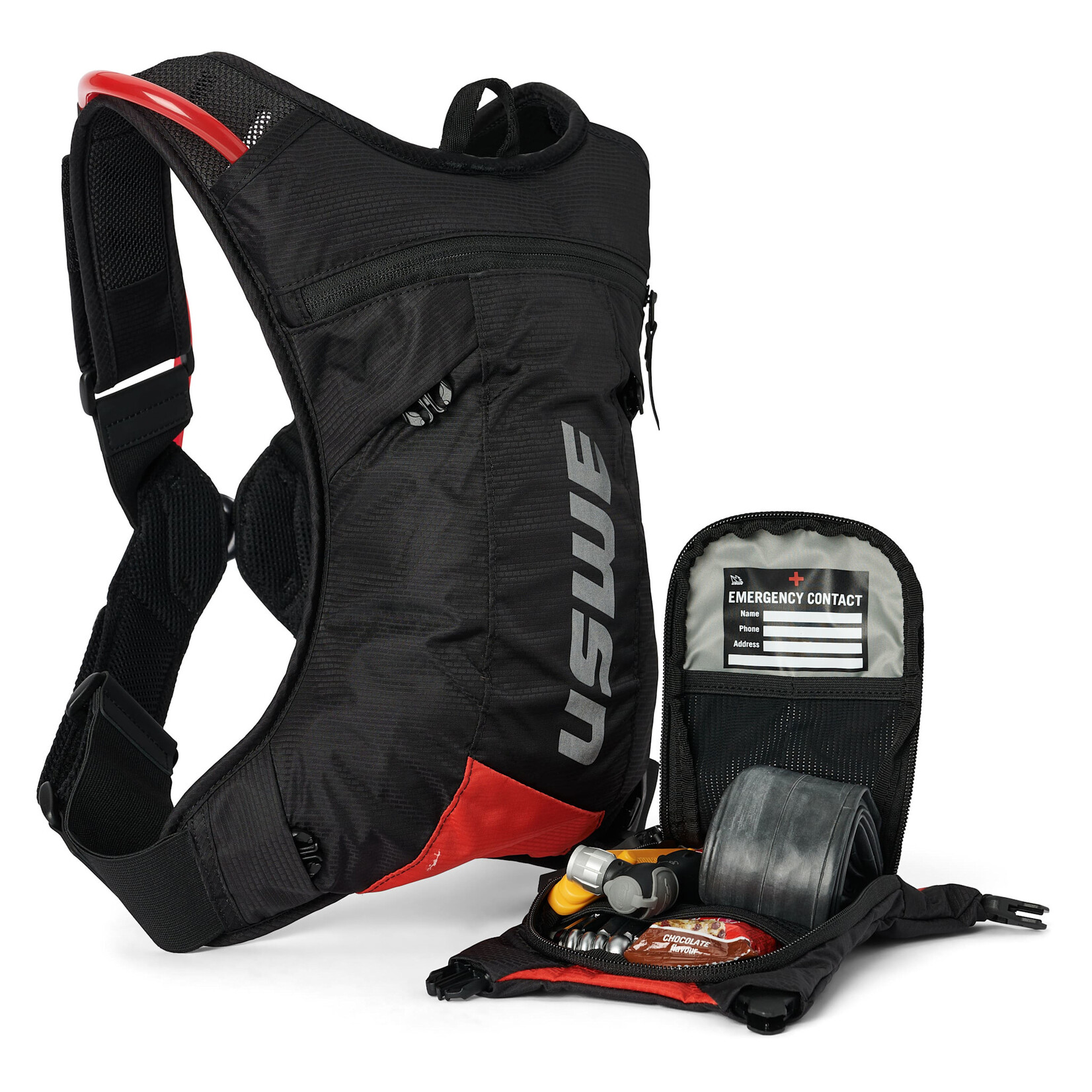 USWE USWE MTB Hydro 3L Hydration Pack - Black/Red