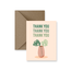 Thank You Plant Greeting Card: Expressing Gratitude with Nature's Touch