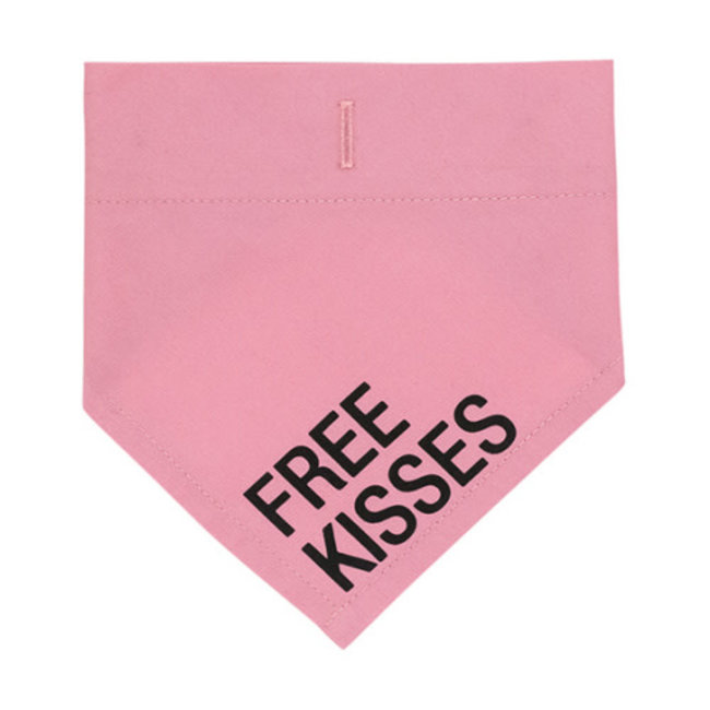 Free Kisses Dog Bandana S/M