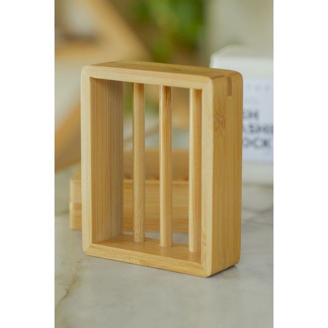 Sudsy Bamboo Stash: Moso Soap Shelf