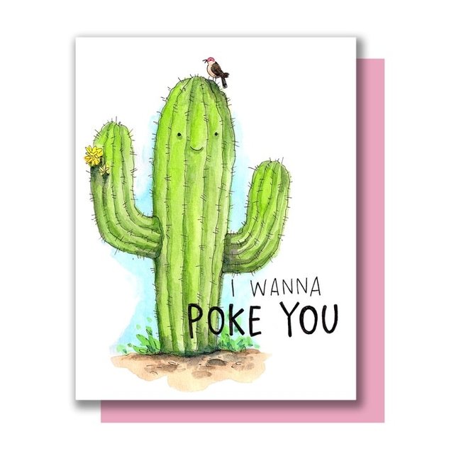 I Wanna Poke You Greeting Card