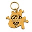 Gold Heart Keychain