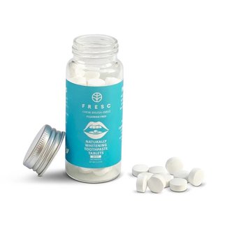 Fresc Oral Care Fresc Toothpaste Tablets - 60 Piece Naturally Whitening Aqua Mint