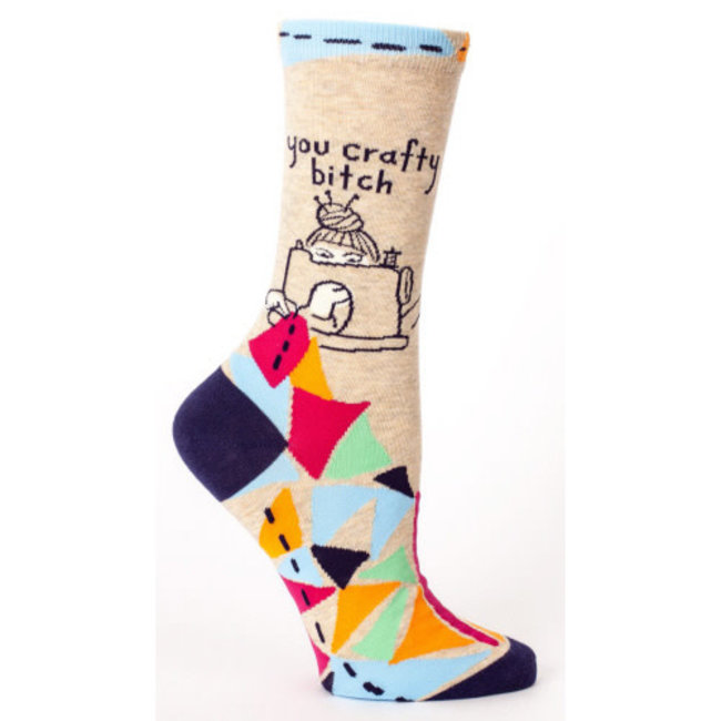 You Crafty B*tch Crew Socks