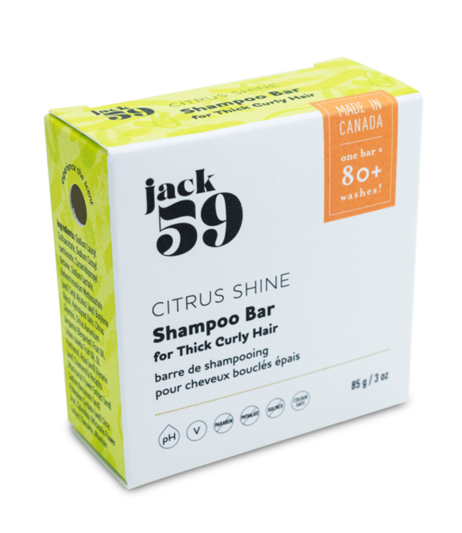 Citrus Shine Shampoo Bar ( Thick Curly Hair 80 + Washes)