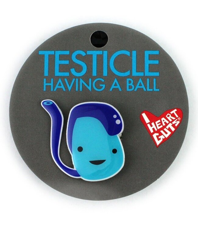 Testicle  Lapel Pin - Having A Ball
