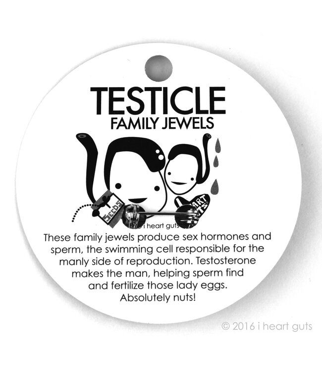 Testicle  Lapel Pin - Having A Ball