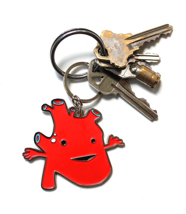 Heart Keychain - I Got the Beat
