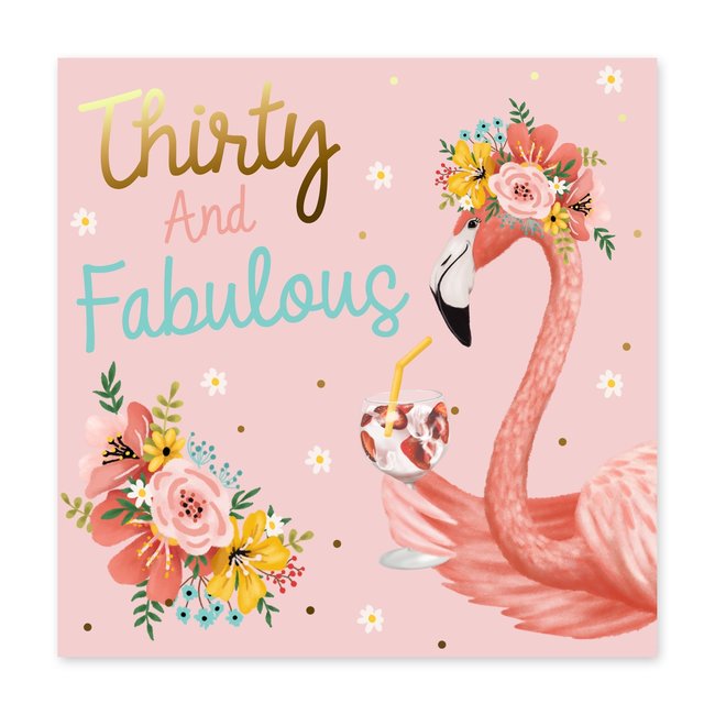 Thirty and Fabulous Card