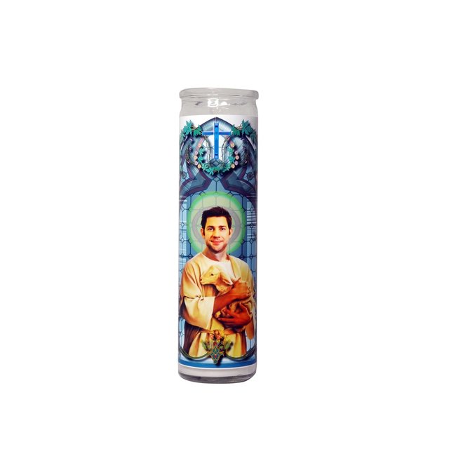 The Office Jim -  Celebrity Prayer Candle