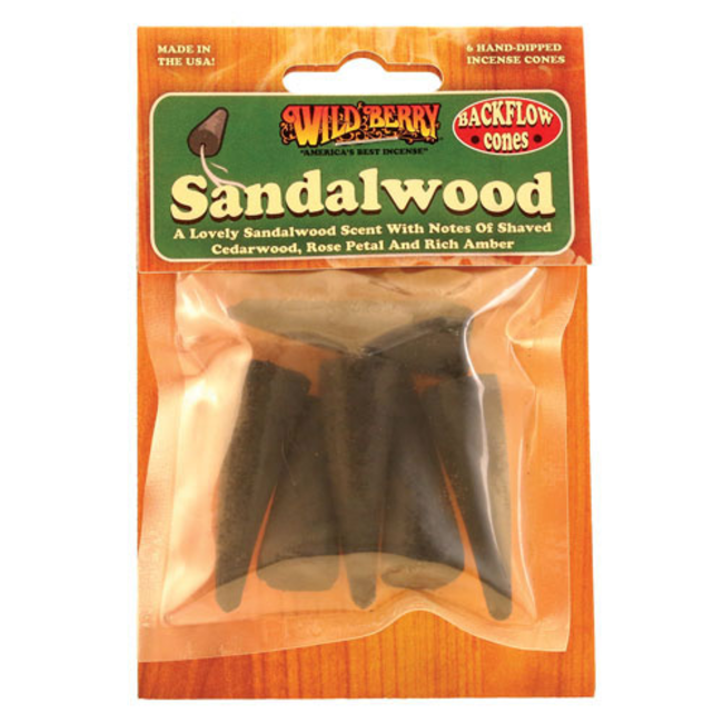 Sandalwood Back Flow Cone Incense