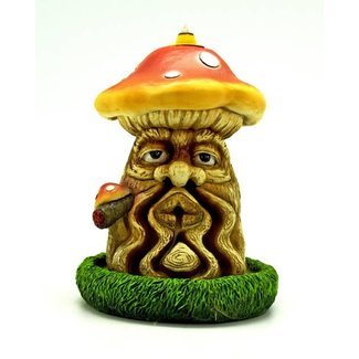 Fantasy Gifts Mushroom Man Back Flow Incense Burner