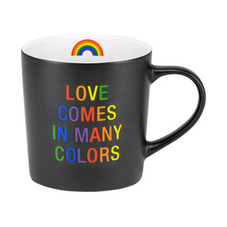 About Face Designs Love Comes In Many Colors Mug