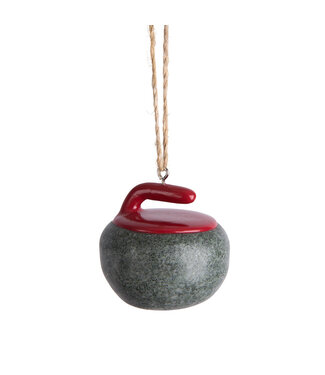 Abbott Curling Rock Ornament