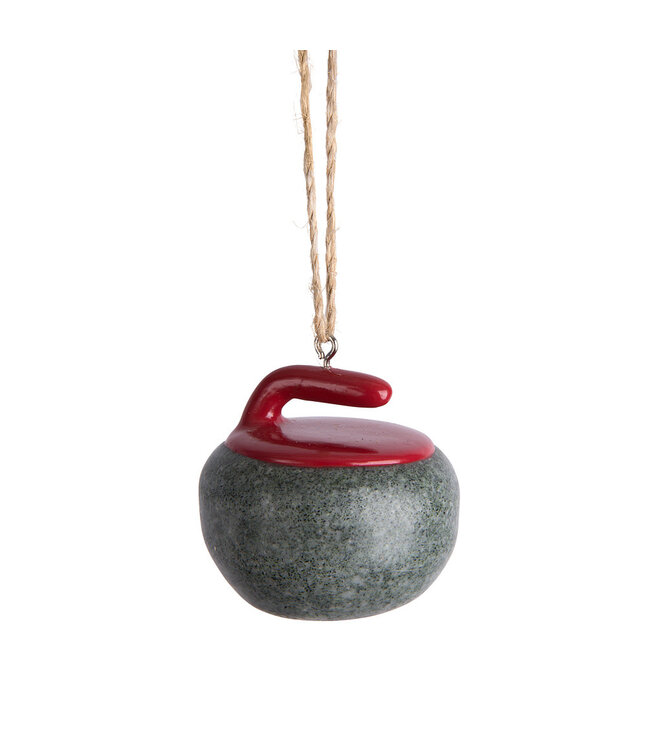 Curling Rock Ornament
