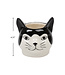 Cat Head Ceramic Planter