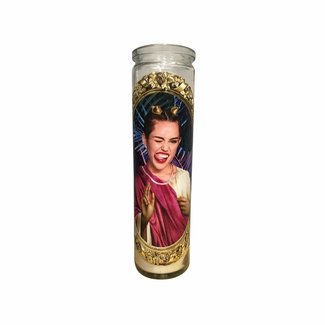 Shrine On Inc. Prayer Candle Miley Cyrus